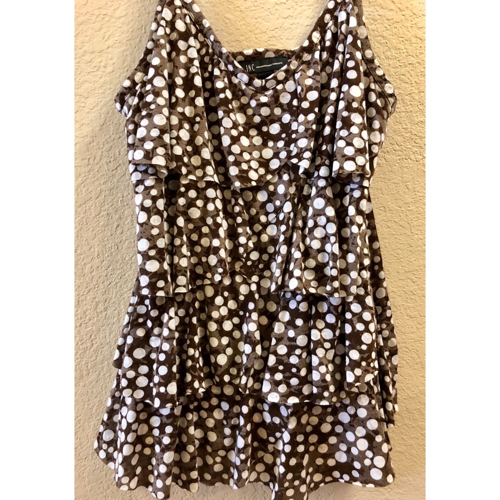 INC Ruffled Tank Top in size Large! - Picture 2 of 5